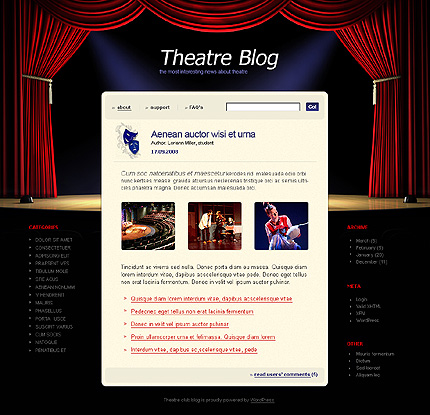 Theatre WordPress Theme