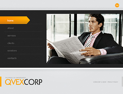 Business Flash Website Template