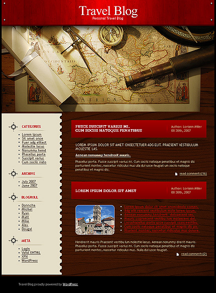 Travel WordPress Theme