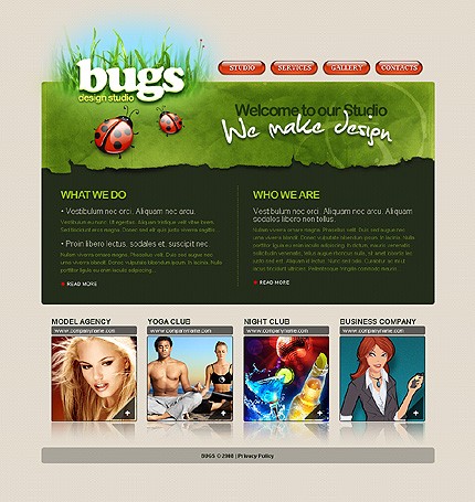 Design Studio Website Template