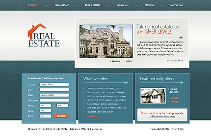 Real Estate Website Template