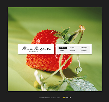 Photo Portfolio Flash Template