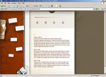 Template #20598, Html Content Page Screenshot