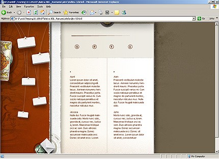Template #20598, Html Content Page Screenshot
