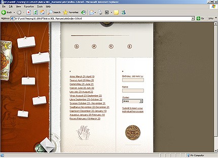 Template #20598, Html Content Page Screenshot