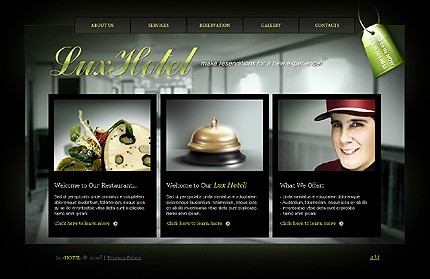 Lux Hotel Flash Template