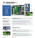 Industrial web site template 20644