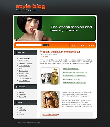 style site template