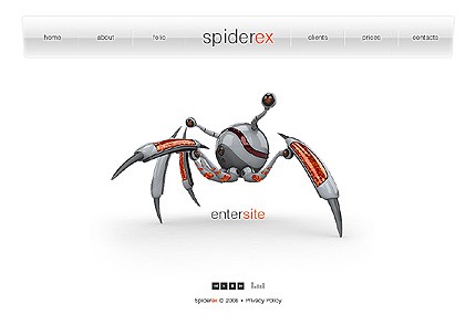 spiderex&nbsp;site template