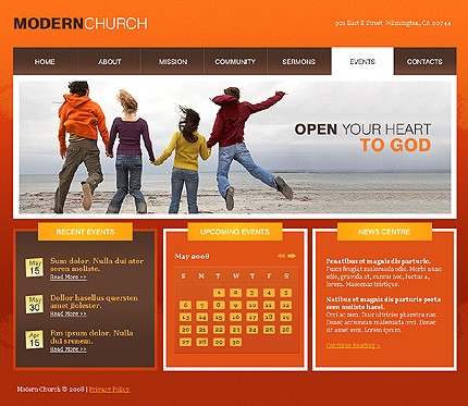 modern&nbsp;site template