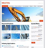 Industrial web site template 20733