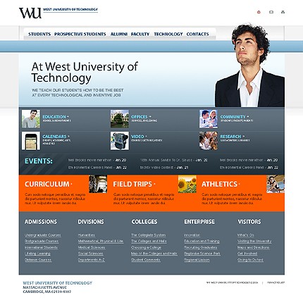 University of Technology Website Template