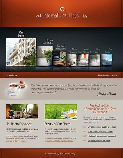 Hotel Website Template