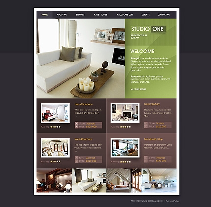 Architectural Bureau Website Template