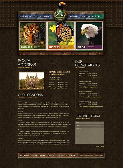 Template #20897, Photoshop Content Page Screenshot
