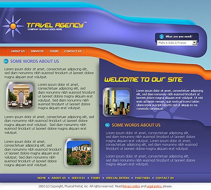 travel&nbsp;site template