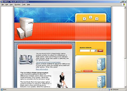 computers&nbsp;website template
