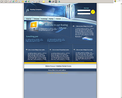 company&nbsp;website template