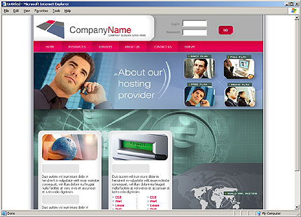 company&nbsp;website template