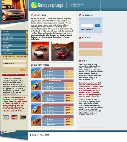 auto&nbsp;site template