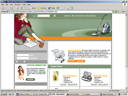 hardware&nbsp;website template
