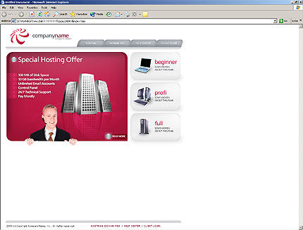 company&nbsp;website template