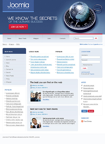Business Joomla Template