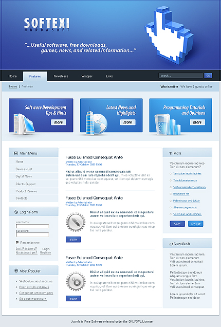 Software Joomla Template