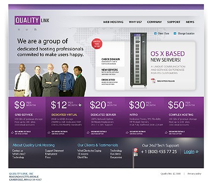 Hosting Website Template