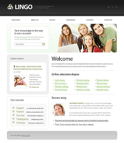 Education Website Template