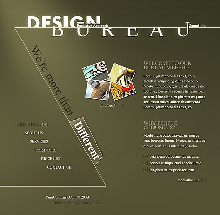 Design Studio Flash Template