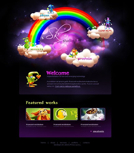 Web Design Studio Website Template