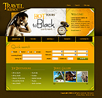 Travel web site template 21369