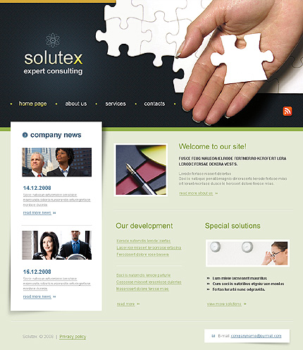 Expert Consulting Website Template