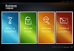 Flash web site template 21417