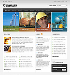 Industrial web site template 21426