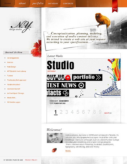 Design Studio Website Template