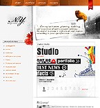 Web design template 21435