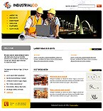 Industrial web site template 21458