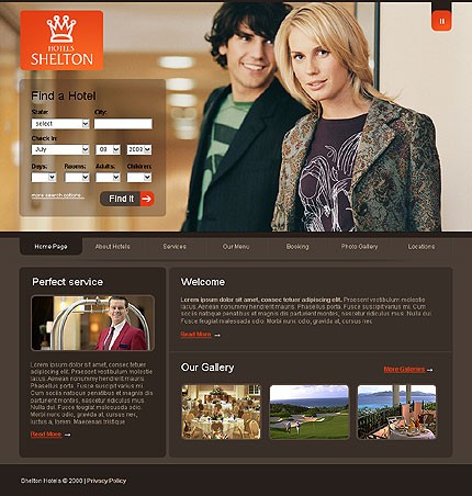 Hotel Website Template
