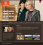 Hotel web site template 21463
