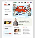 Industrial web site template 21516