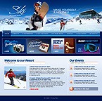Sports web site template 21529
