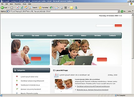 portal&nbsp;website template