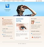 Medical web site template 21607