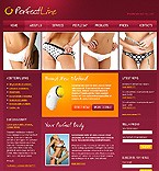 Medical web site template 21644