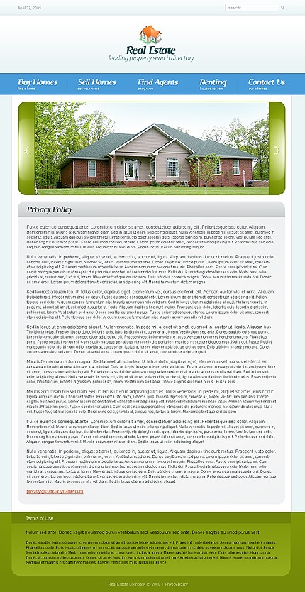 real&nbsp;site template