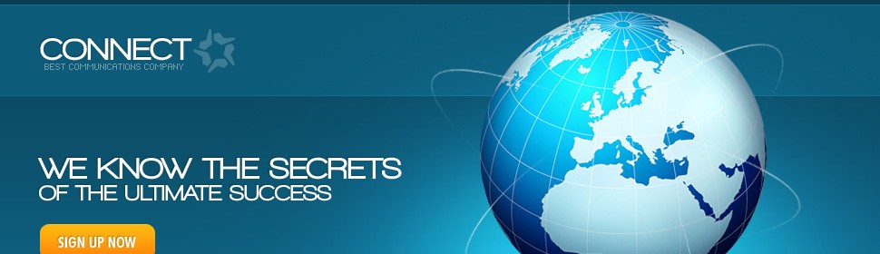 connect&nbsp;website template
