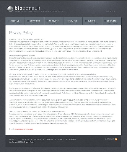 bizconsult&nbsp;site template