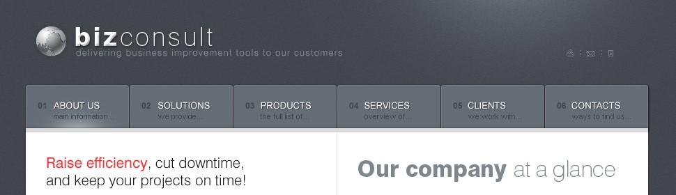 bizconsult&nbsp;website template